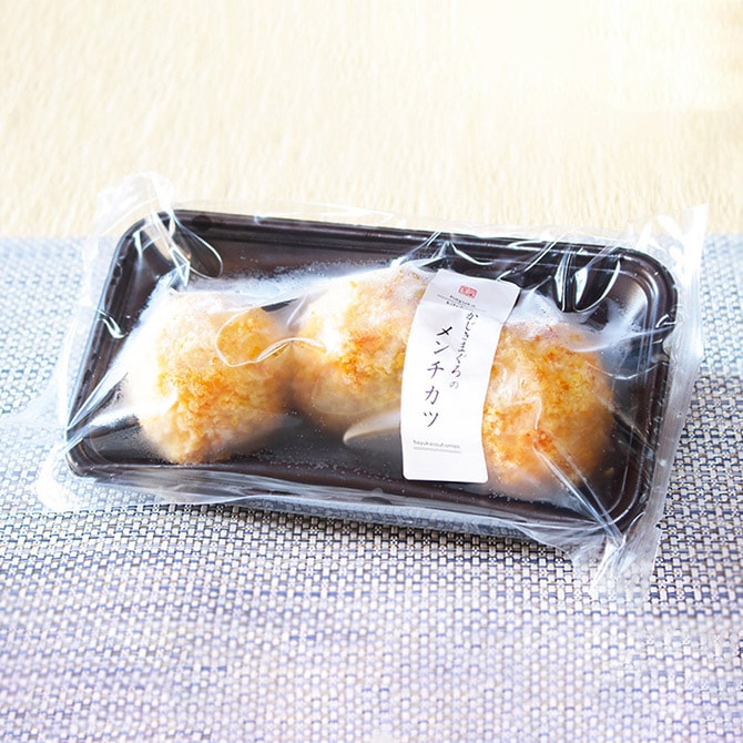 かじきメンチページ かじきのメンチカツ 3ヶ入｜惣菜（レンチンするだけ）｜羽床総本店｜DOSKA