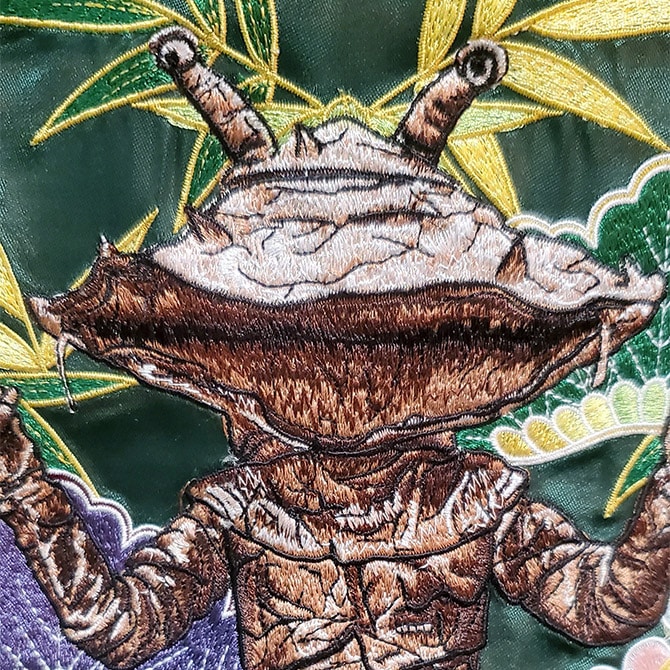 XLサイズ]ウルトラマン カネゴン 刺繍 スカジャン【10月限定送料無料