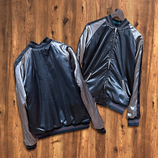 Mサイズ]ビオランテ刺繍リバーシブルスカジャン｜ゴジラ｜キャラクター