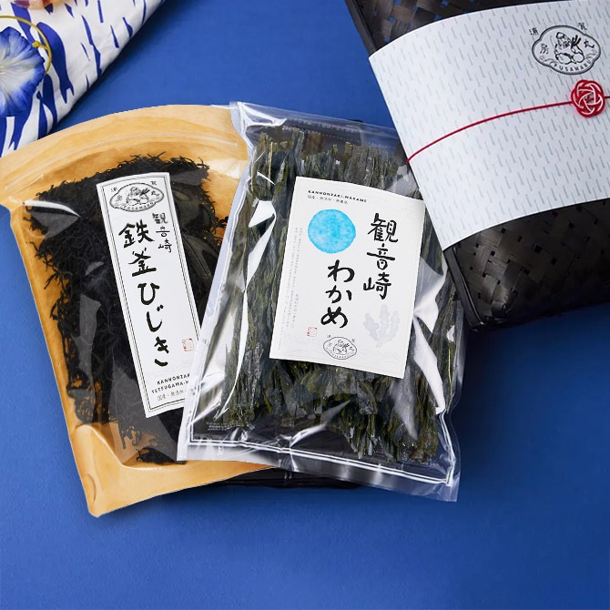 2025年新物】【ギフトに最適】素材そのまま横須賀わかめ×鉄釜ひじき