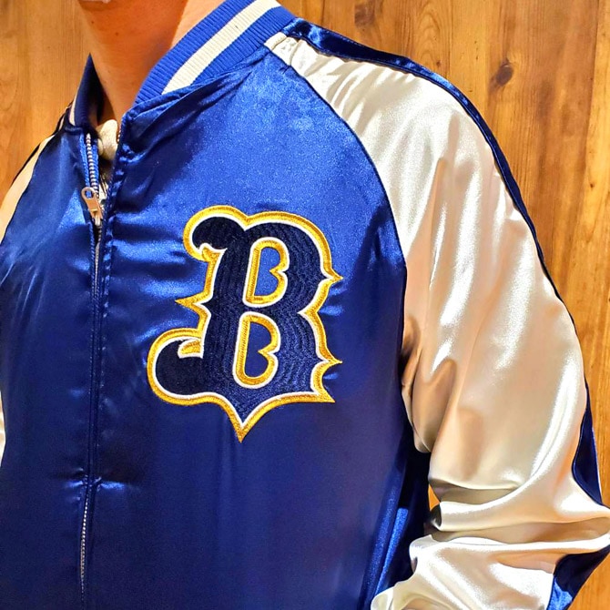 Mサイズ]オリックス・バファローズ刺繍リバーシブルスカジャン｜プロ