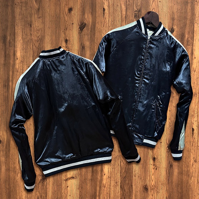 XLサイズ]北斎鳳凰柄刺繍リバーシブルスカジャン｜和柄｜横須賀