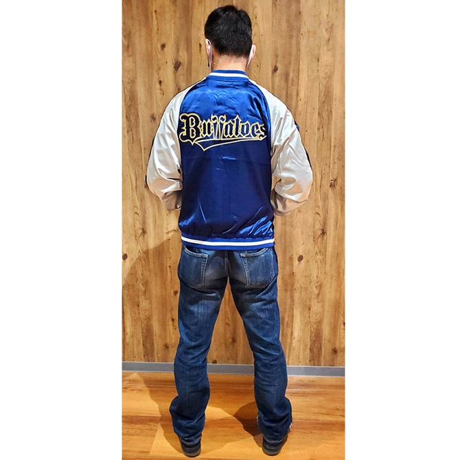 XLサイズ]オリックス・バファローズ刺繍リバーシブルスカジャン｜プロ