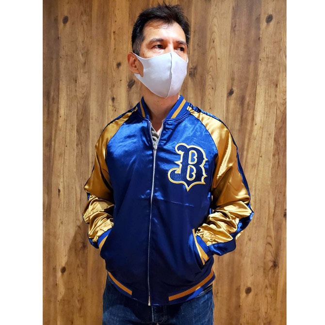 XLサイズ]オリックス・バファローズ刺繍リバーシブルスカジャン