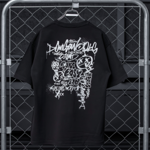 NEWグラフィティー T-SHIRTS　ブラック