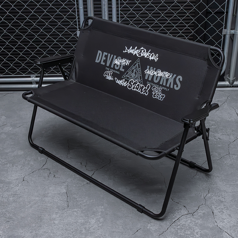 STANDグラフィティーBENCH 黒肘 | DEVISE WORKS | キャンプ用品