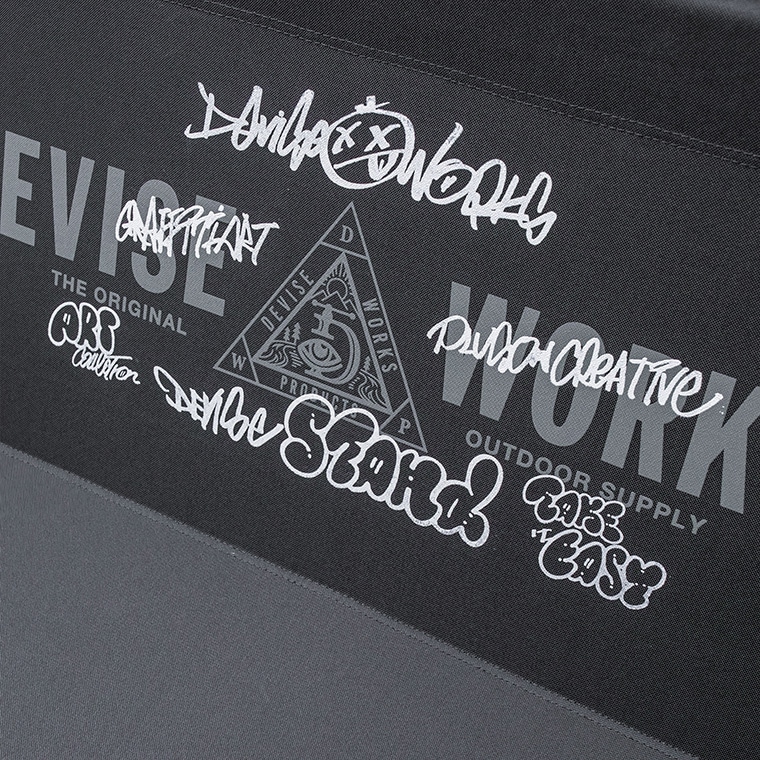 STANDグラフィティーBENCH 黒肘 | DEVISE WORKS | キャンプ用品