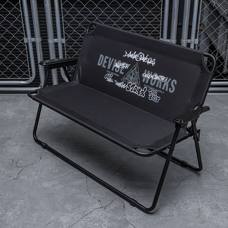 STANDグラフィティーBENCH 黒肘 | DEVISE WORKS | キャンプ用品