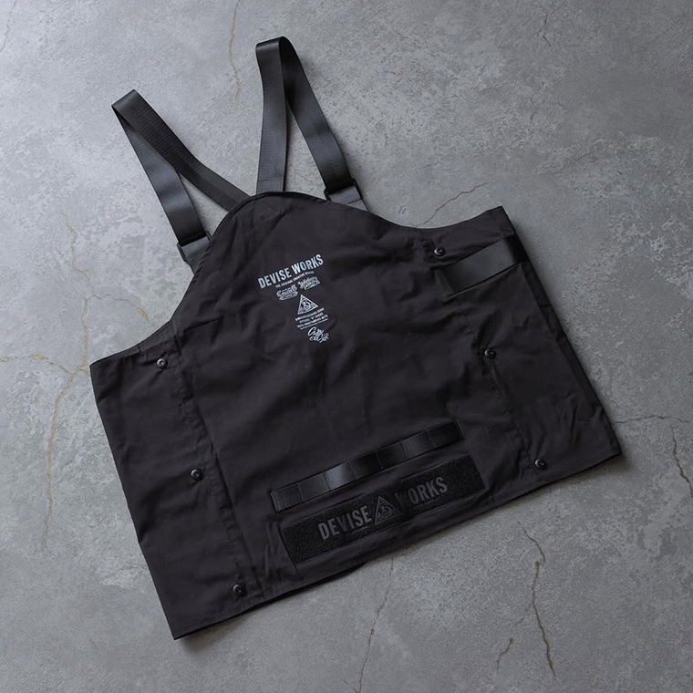 CAVE XL\"D\" BLACK HEIMPLANET デバイスワークス CAMP VESTプレゼント)CAVE XL