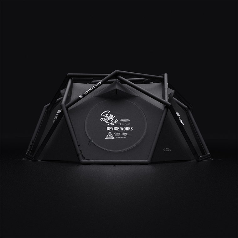 CAVE XL\"D\" BLACK HEIMPLANET デバイスワークス THE CAVE XL DEVISE WORKS 4 SEASON BLACK