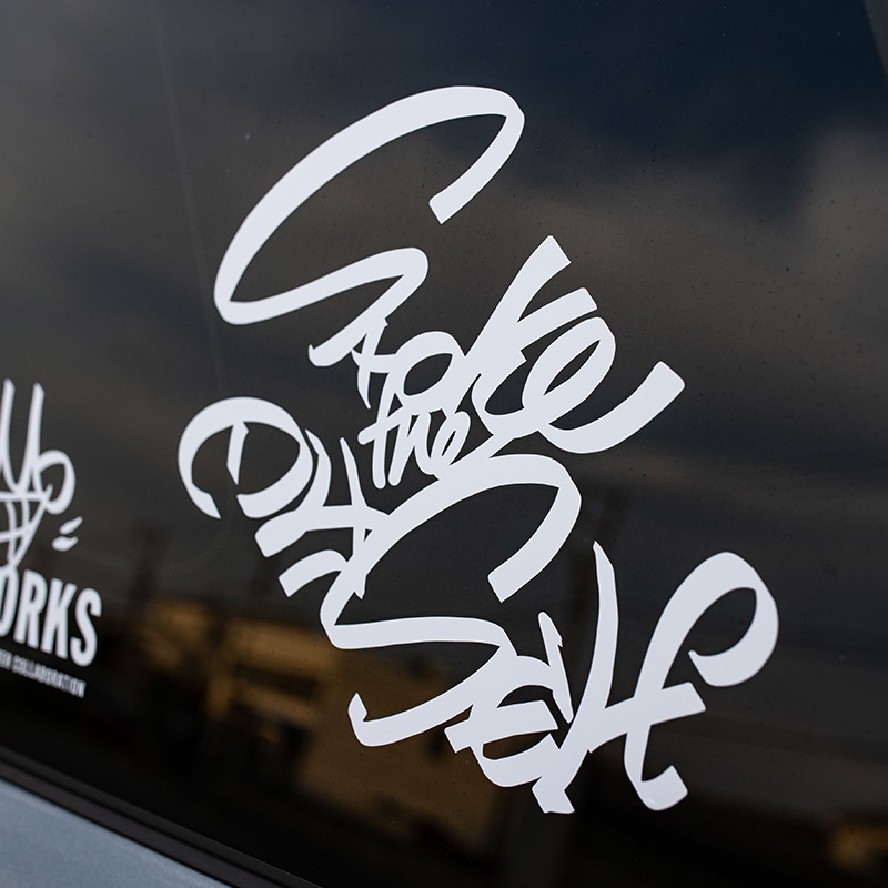 カッティングシール：STOKE THE MY SELF