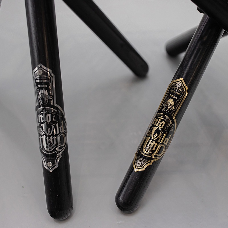 (2buy+1) 焚き火サイドスタンド 黒脚 LOW