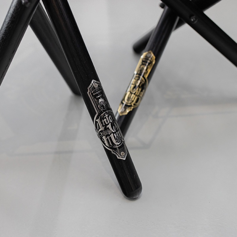 (2buy+1) 焚き火サイドスタンド 黒脚 LOW