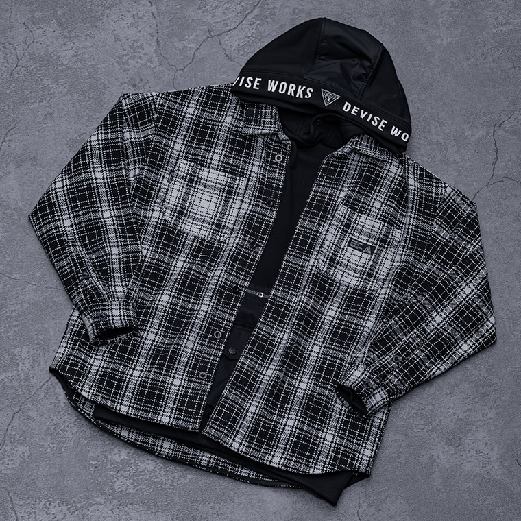 <予約商品>SIROKUROTSUKANAI SHIRT JKT