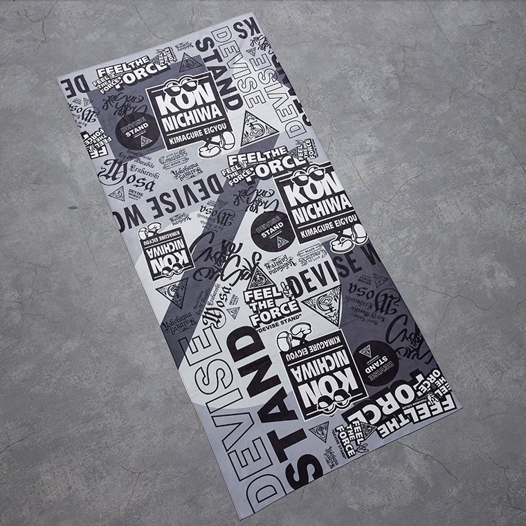 STAND柄　コット用ビッグタオル