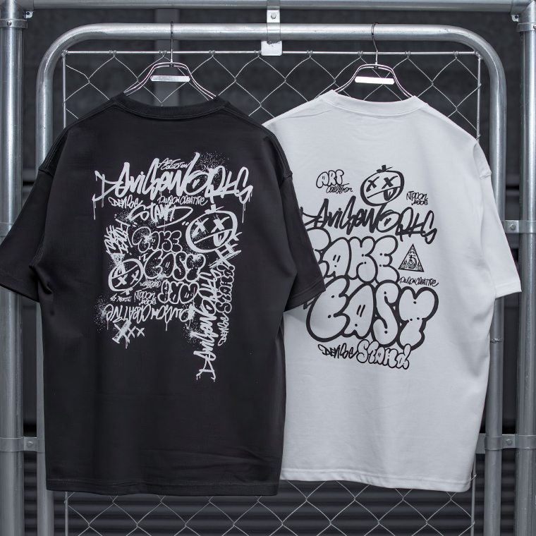 NEWグラフィティー T-SHIRTS　ブラック