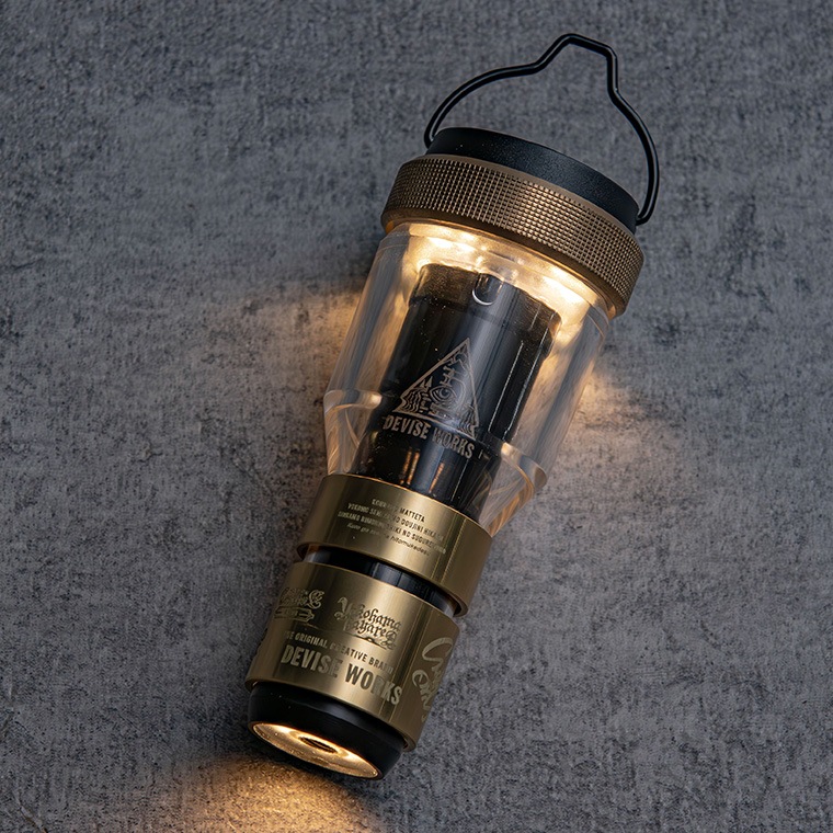 DEVISE WORKS MINIMA LIGHT オレンジ ミニマライト(DEVISE別注)アンバーカラーレビュー - キャンプ