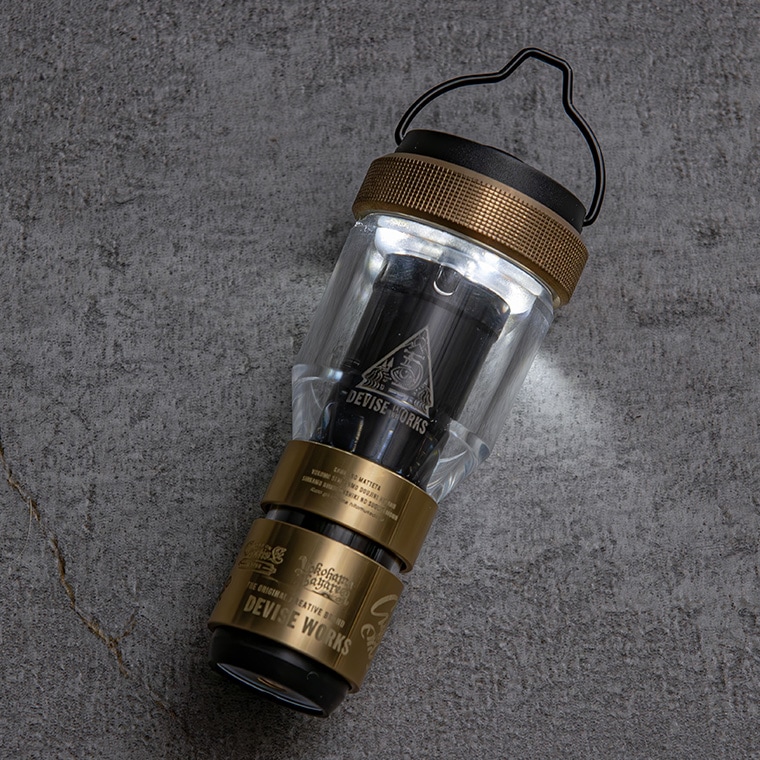DEVISE別注 MINIMA LIGHT 2本セット      アンバーカラー DEVISE別注 MINIMA LIGHT アンバーカラー | DEVISE WORKS