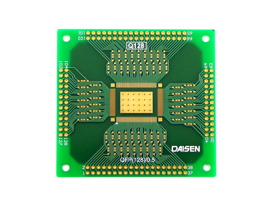 128ピンICピッチ変換基板 | プリント基板,ICピッチ変換 | 株式会社