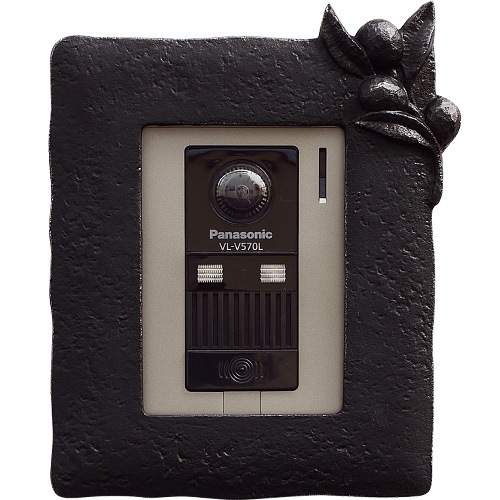 インターホンカバー A-10 アールブラック＋シルバー | Dea's