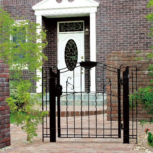 にありー様 アール門扉 2型 唐草 10-12 【内開き】 | Dea's Garden Original