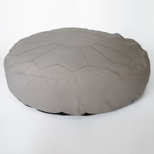 ��ORIGINAL��COTTON CANVAS ROUND CUSHION BED-embroidery