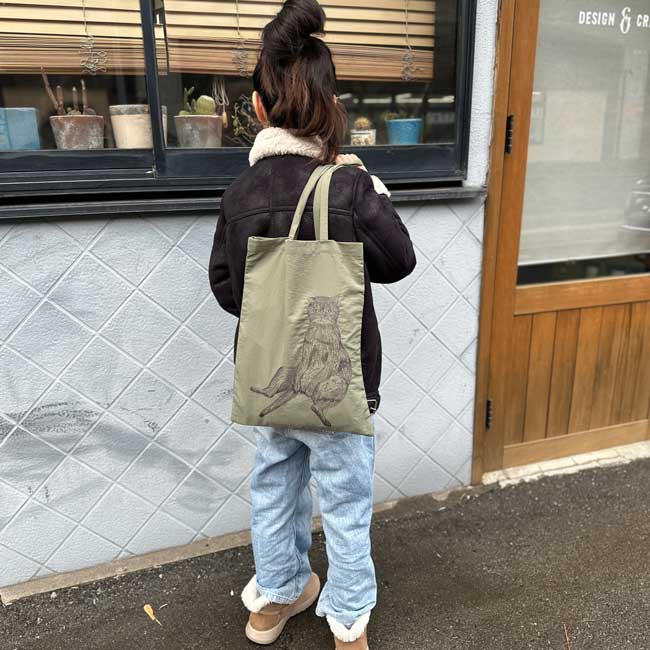 ��ORIGINAL��Furbaby embroidery NYLON-Tote/ǭ�ɽ��ʥ�����ȡ��ȥХå�