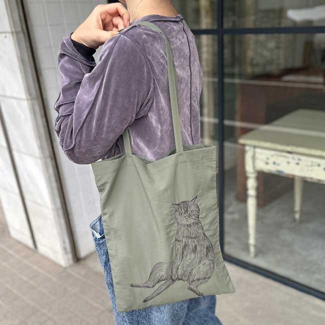 ��ORIGINAL��Furbaby embroidery NYLON-Tote/ǭ�ɽ��ʥ�����ȡ��ȥХå�