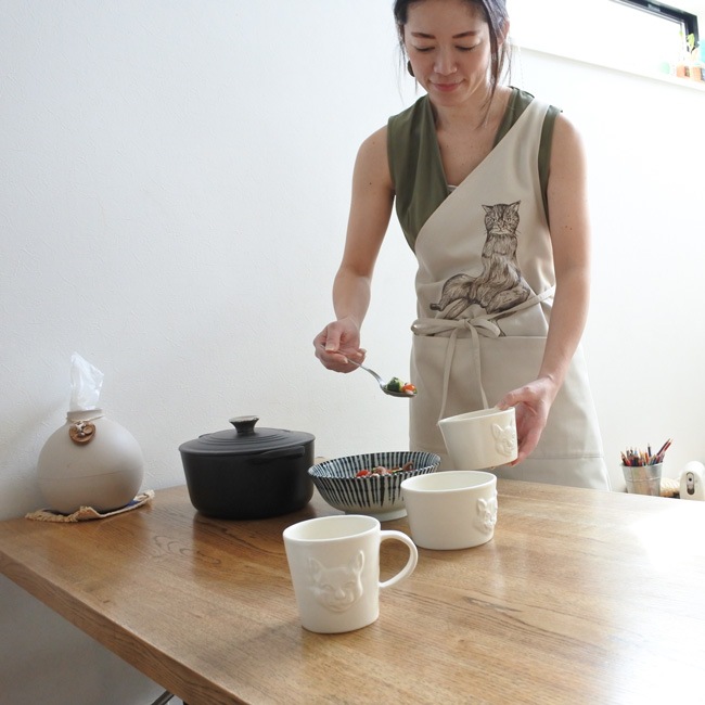 ORIGINALFurbaby embroidery Apron/ǭɽץ