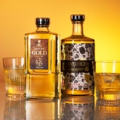 【送料無料】田苑 ゴールド 720ml & エンヴェレシーダ 700ml ギフトボックス入り〈焼酎6103〉