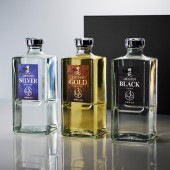 【 送料無料 】麦焼酎 田苑 ゴールド & シルバー & ブラック 25度 720ml 3本セット ギフトボックス入り〈焼酎6080〉