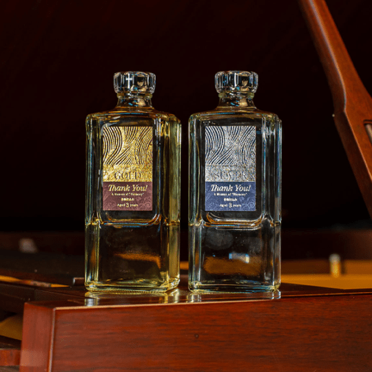 送料無料 】麦焼酎 田苑ゴールド＆シルバー（ギフトラベル）25度 720ml