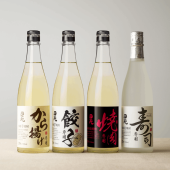 【新発売 送料無料 】田苑 グルメ専用焼酎（透明瓶） 4本セット〈焼酎6200〉