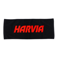 ハルビアロゴ入りサウナタオル黒