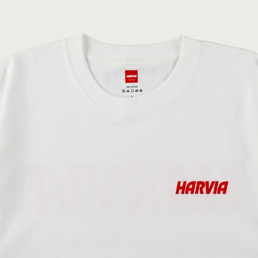 ハルビアロゴ入りTシャツ白L