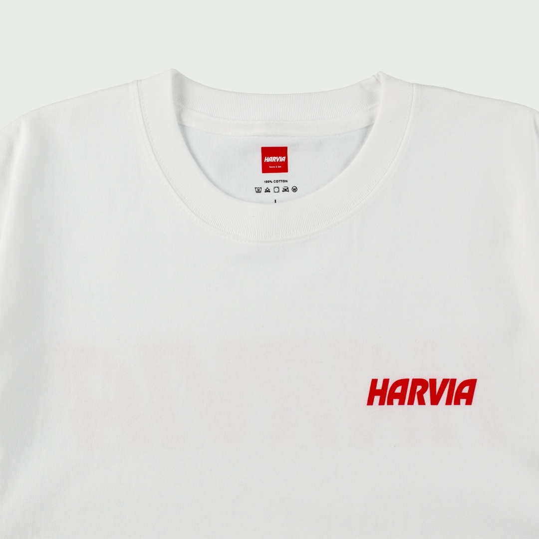 ハルビアロゴ入りTシャツ白XL