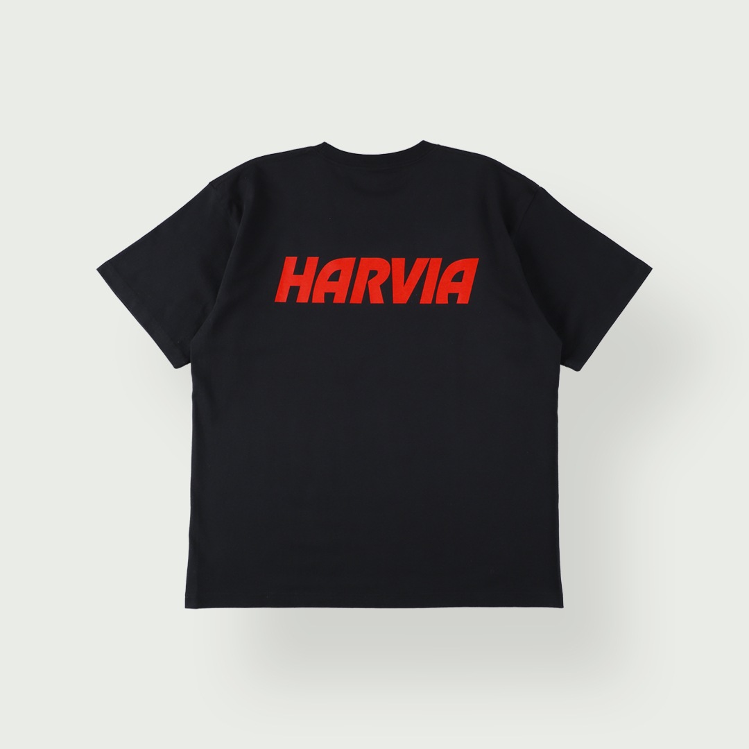ハルビアロゴ入りTシャツ黒L