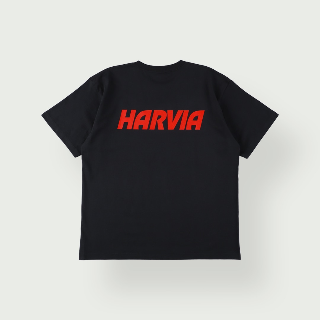 ハルビアロゴ入りTシャツ黒XL