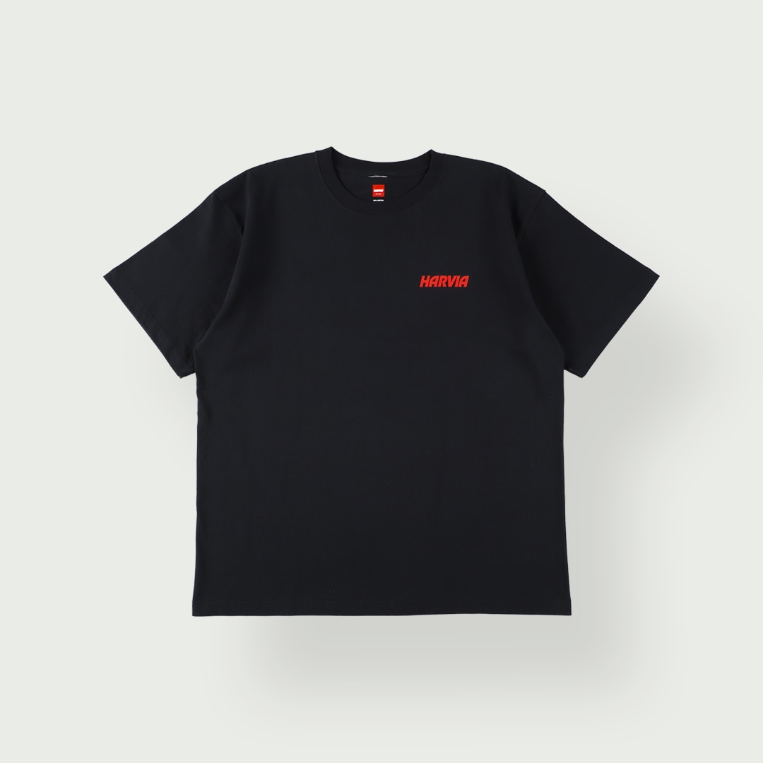 ハルビアロゴ入りTシャツ黒XL