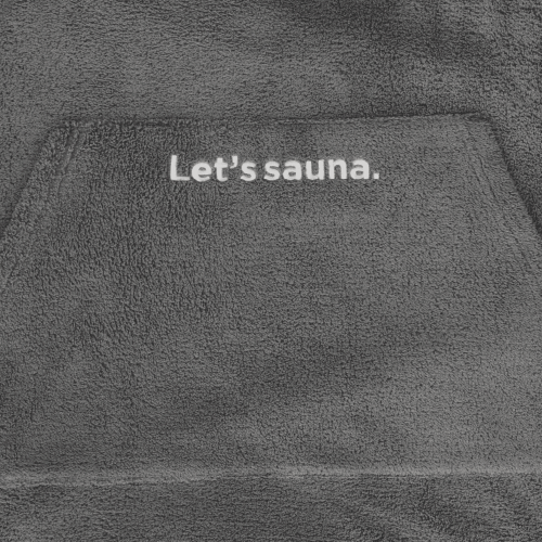 ハルビア レッツサウナ ポンチョ(チャコール)