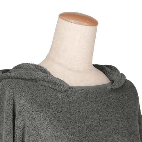 ハルビア レッツサウナ ポンチョ(チャコール)