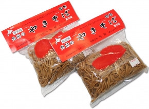 復刻版!そのままで食べられる 北海道美唄市名物グルメ。 袋入り焼きそば(ソース味×8袋)