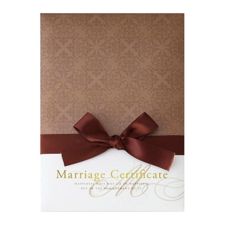 結婚証明書　ロワデレーヌ 人前式用