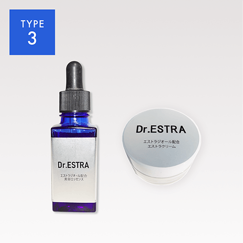 Type３：デリケートモイスト シルバーエッセンス＆エストラクリーム