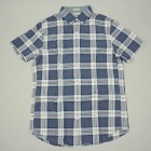 J.CREW / ジェイクルー / マドラス ショートスリーブ B.D シャツ / クーリエブルー|J.CREW