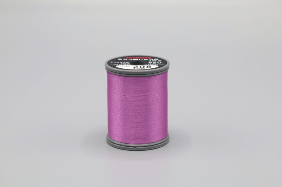 ミシン刺しゅう糸　ムラサキ(No.208)