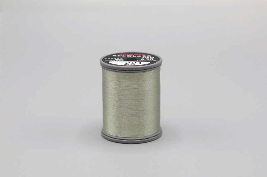 ミシン刺しゅう糸　グレー(No.221)