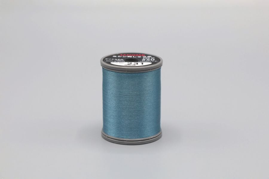ミシン刺しゅう糸　グレーブルー(No.231)