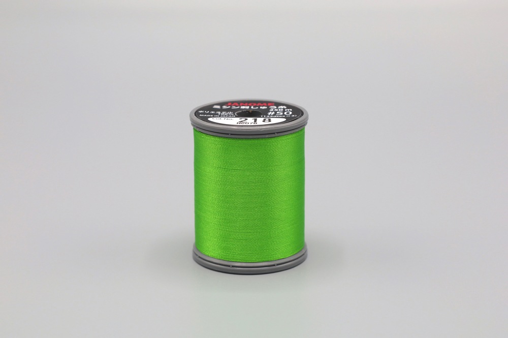 ミシン刺しゅう糸　キミドリ(No.218)