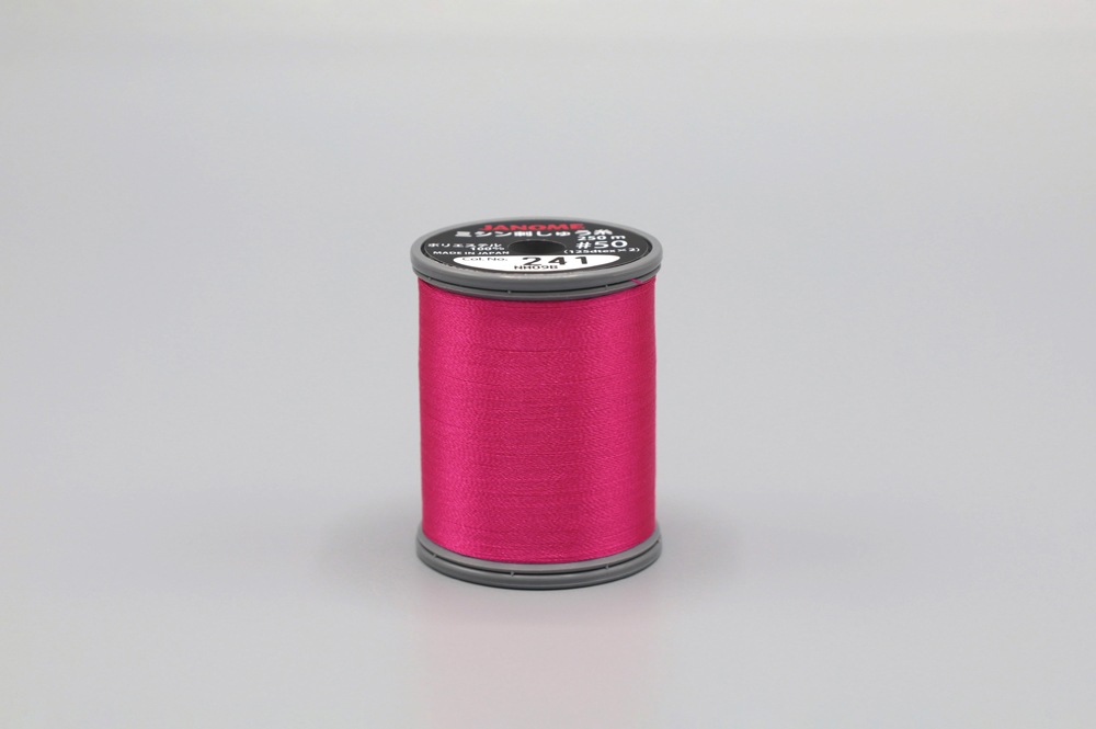 ミシン刺しゅう糸　アカムラサキ(No.241)